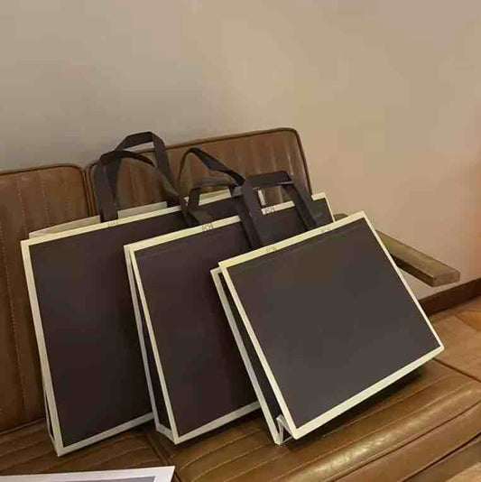 Brown shopping bag