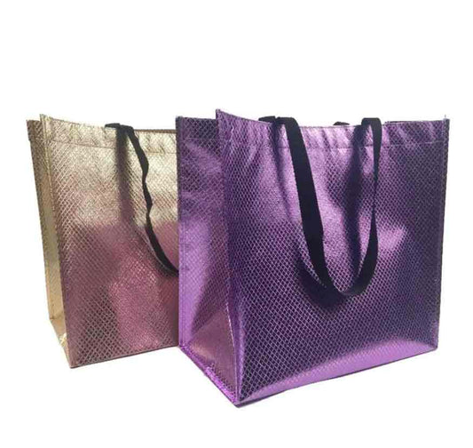 Two tone shopping bag